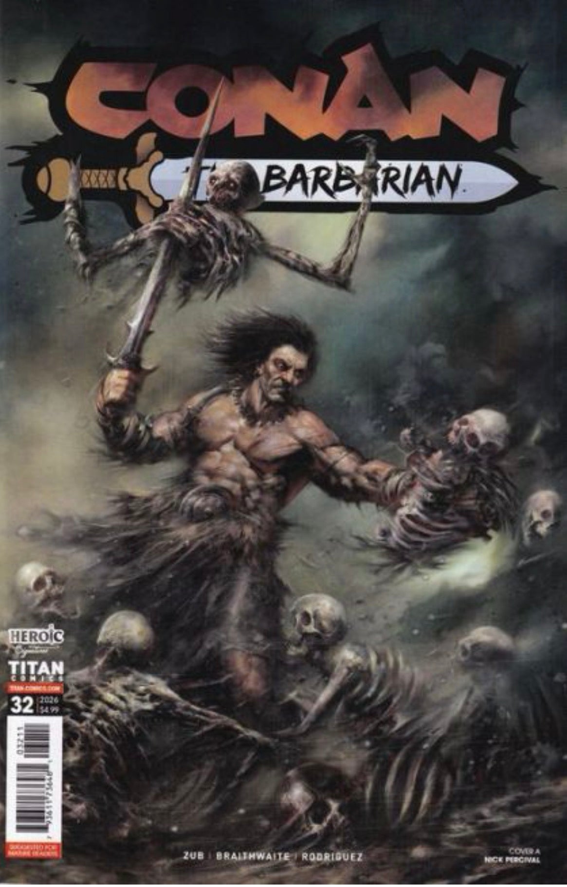 Conan the Barbarian (Titan Comics) #32 CVR A Nick Percival