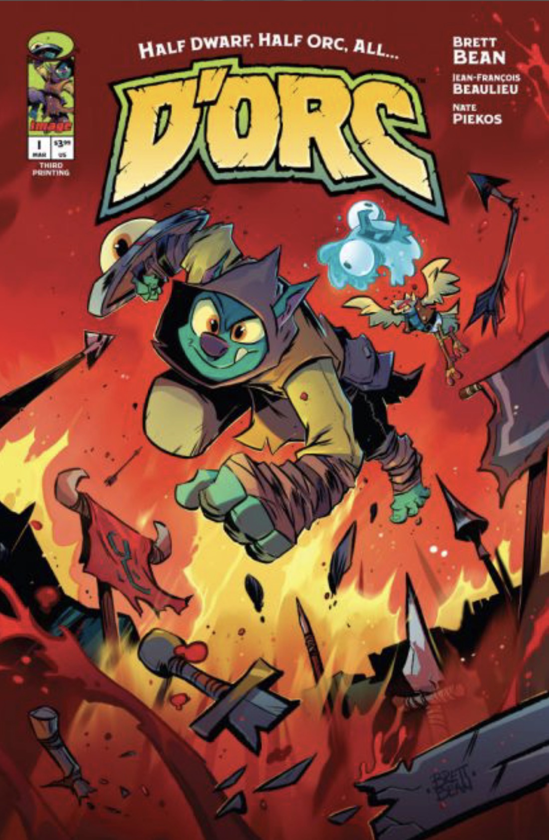 D'Orc #1 CVR U Brett Bean 3rd Printing Brett Bean
