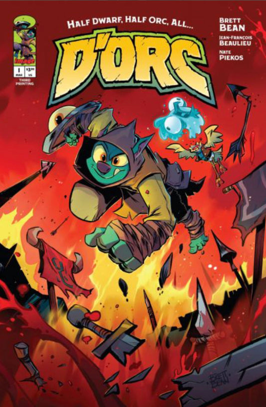 D'Orc #1 CVR U Brett Bean 3rd Printing Brett Bean