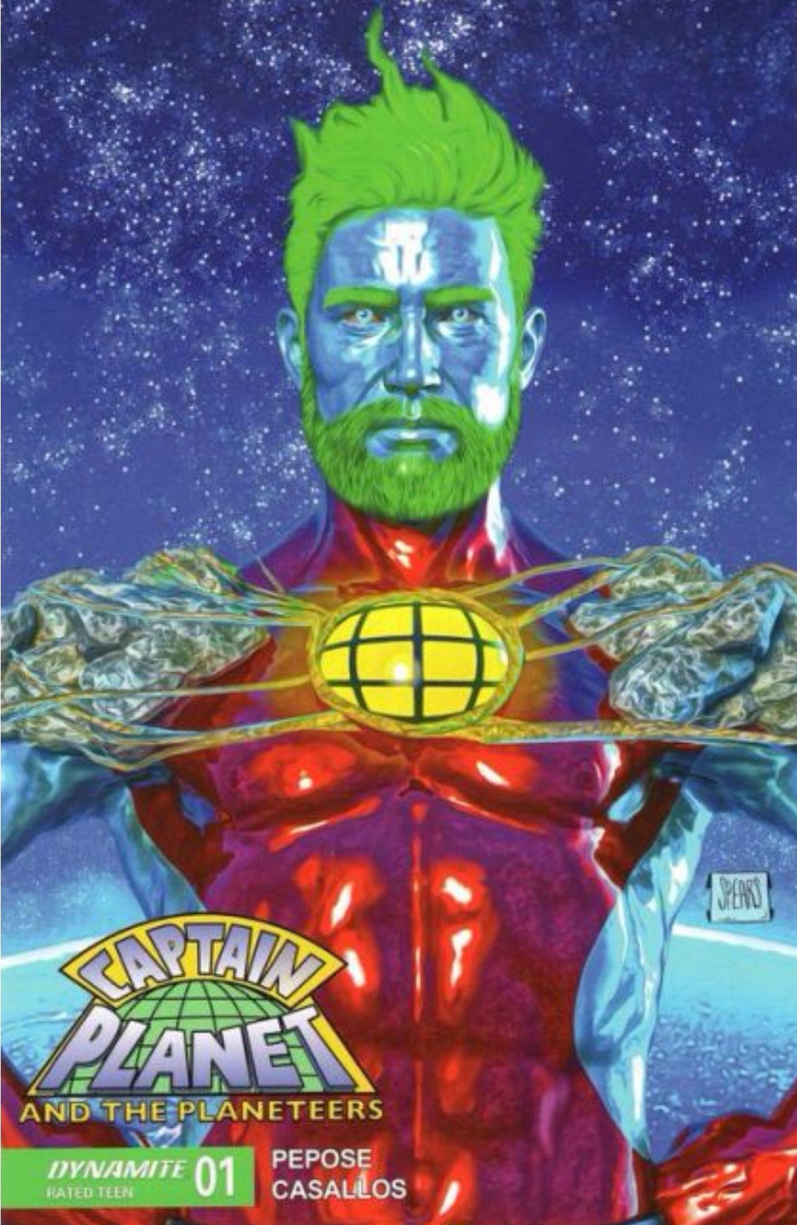 Captain Planet #1 CVR A Mark Spears