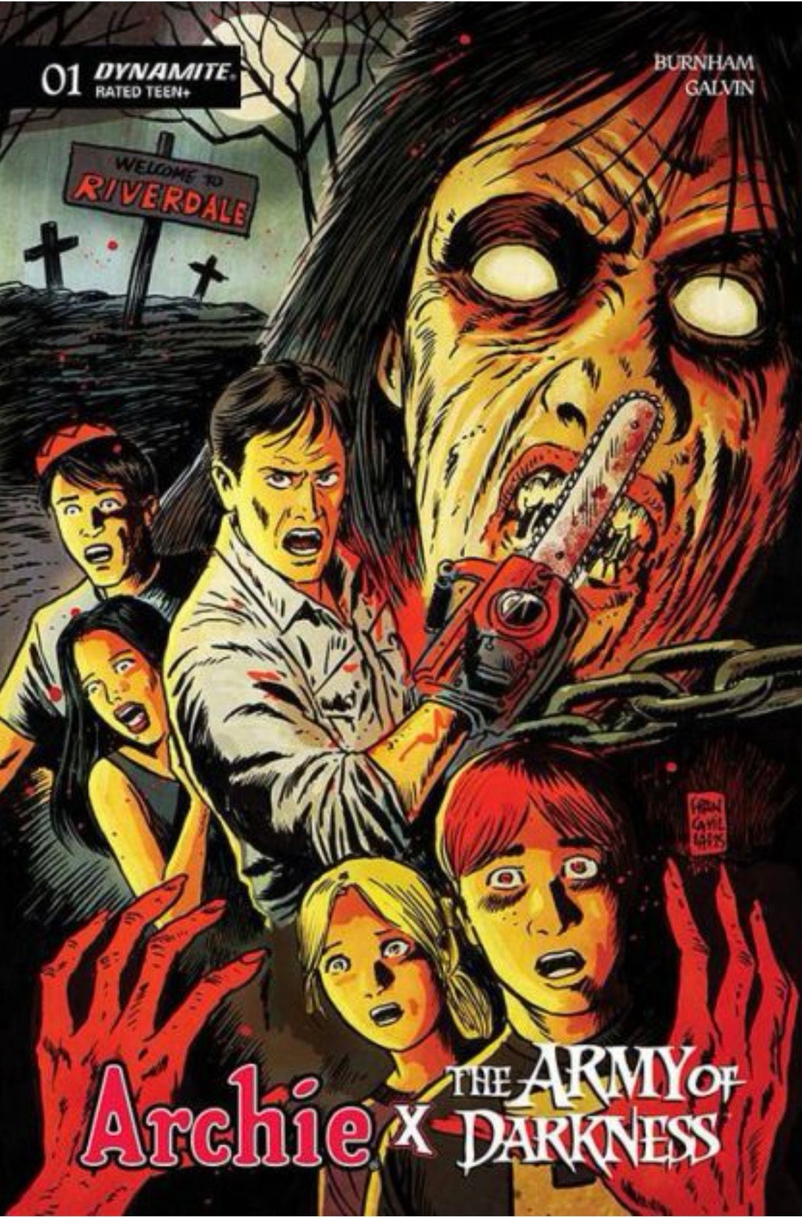 Archie x The Army of Darkness #1 CVR V Francesco Francavilla Exclusive