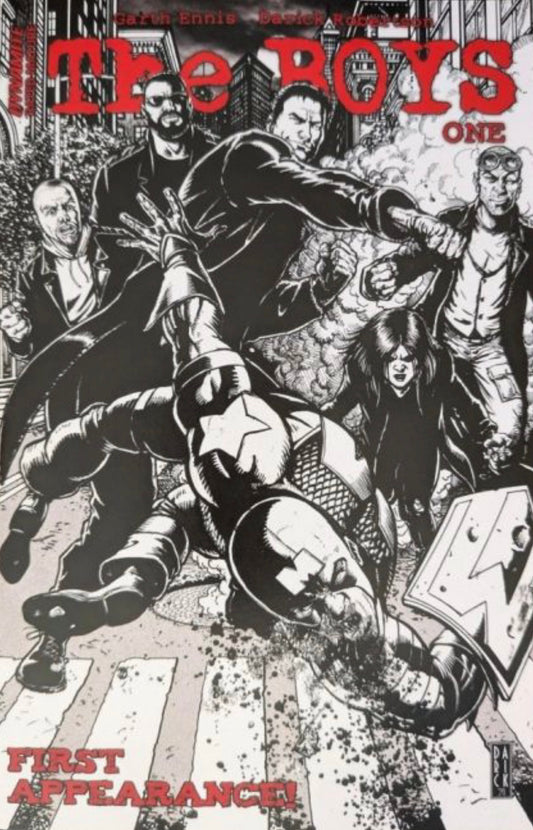 The Boys #1 CVR EG Darick Robertson Bloody Blind Bag