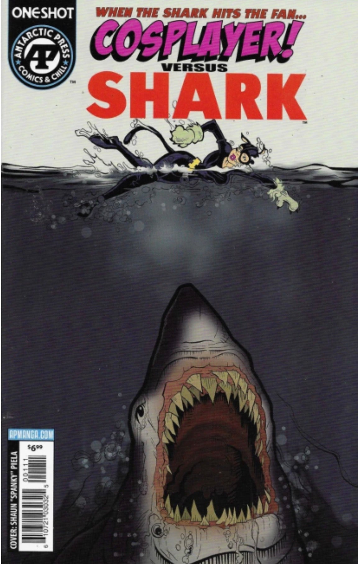 Cosplayer! Versus Shark #1 CVR A Shaun Piela