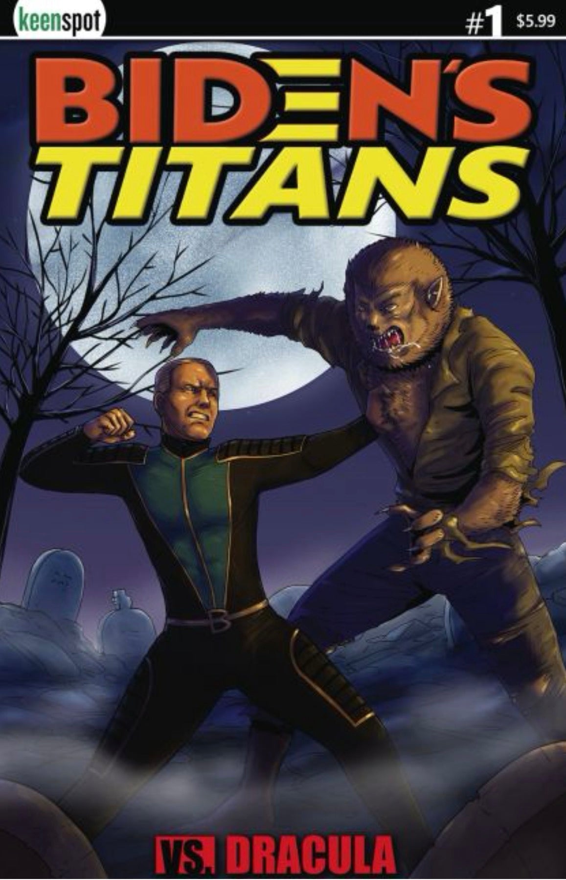 Biden's Titans vs. Dracula #1 CVR B John Joseco