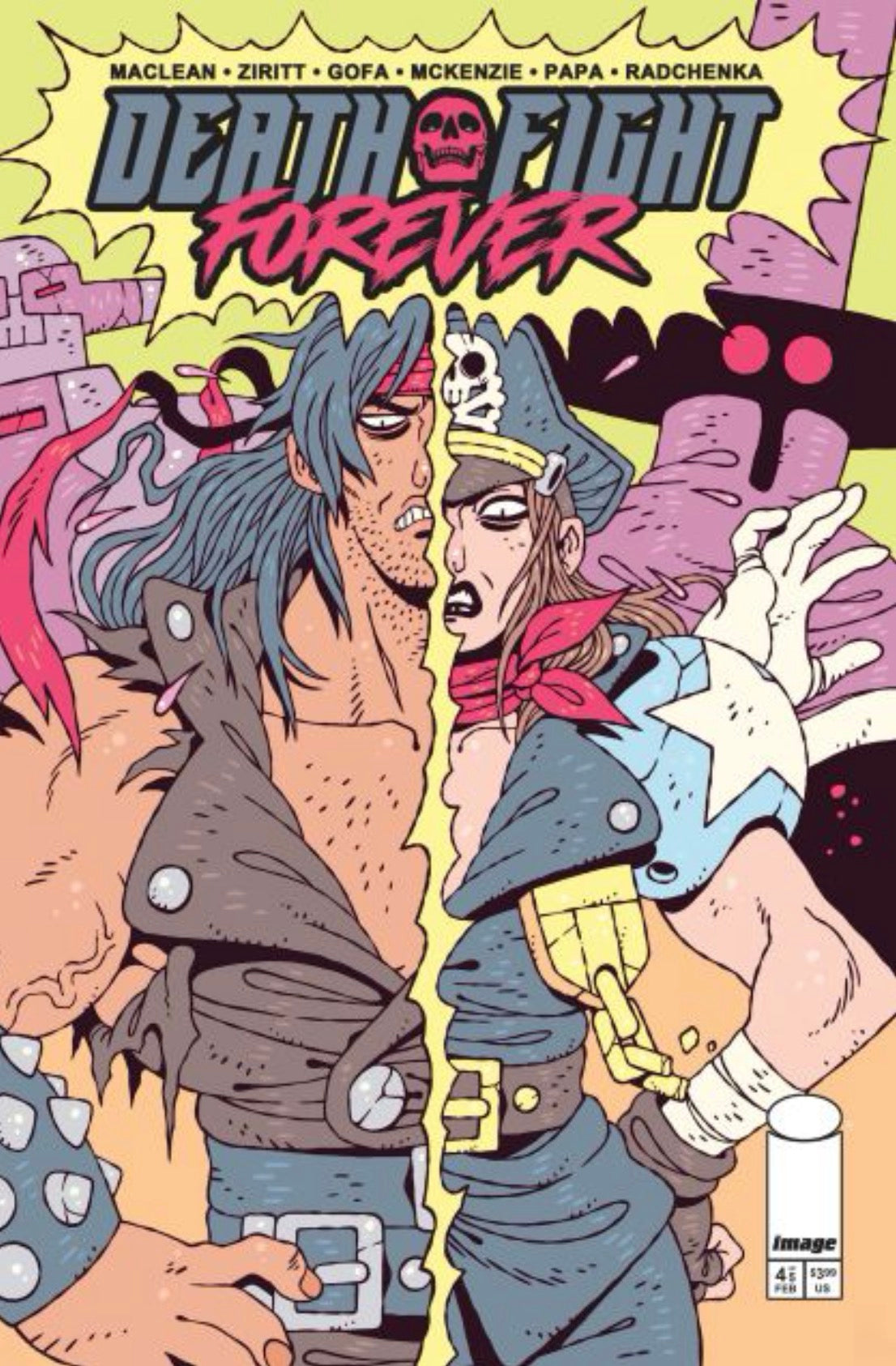 Death Fight Forever #4 CVR B Sam McKenzie