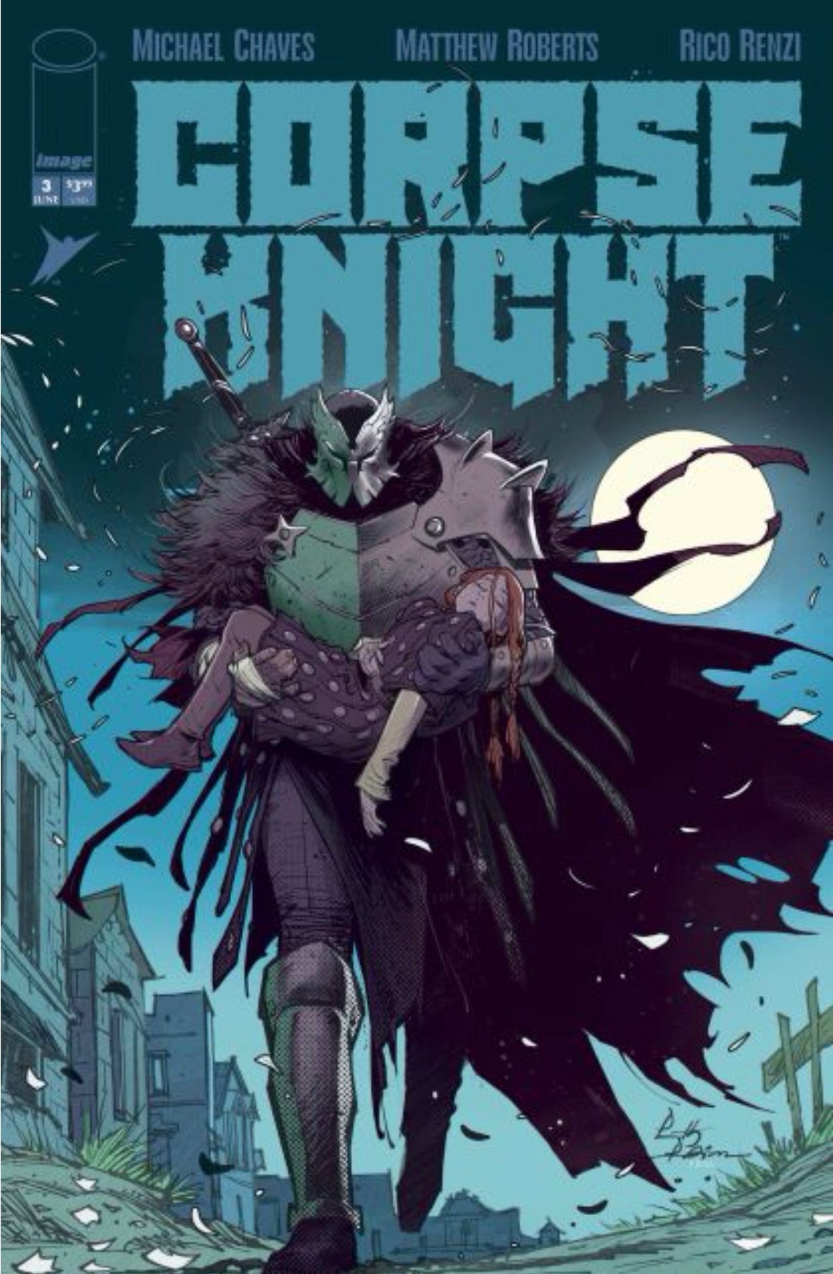 Corpse Knight #3 CVR F Rico Renzi & Matthew Roberts Story So Far