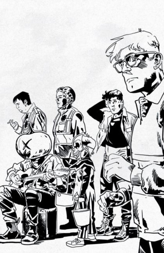 Exquisite Corpses #3 CVR M Michael Walsh 2nd Printing Michael B&W Virgin Walsh