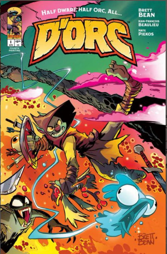 D'Orc #1 CVR AQ Brett Bean 4th Printing Brett Bean