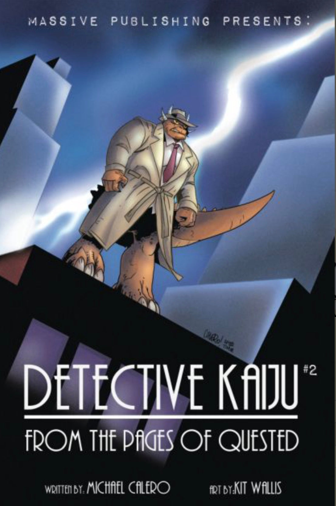 Detective Kaiju #2 CVR C Michael Calero