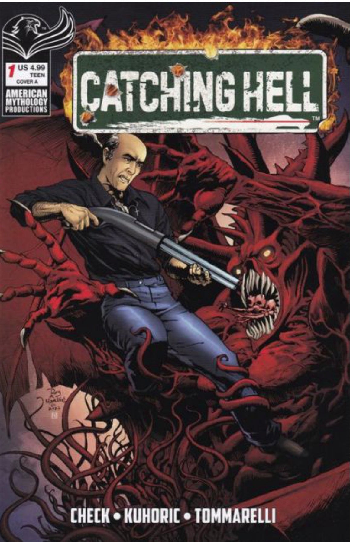 Catching Hell Feat Reggie Bannister #1 CVR A Roy Allan Martinez