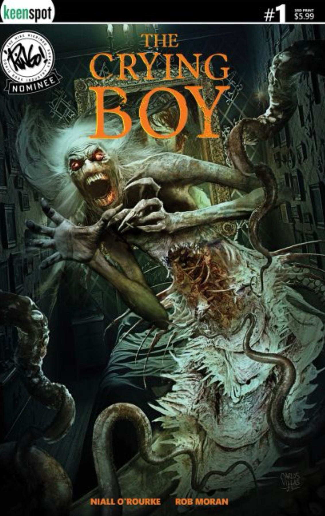 The Crying Boy (Keenspot Entertainment) #1 CVR L Carlos Villas 3rd Printing