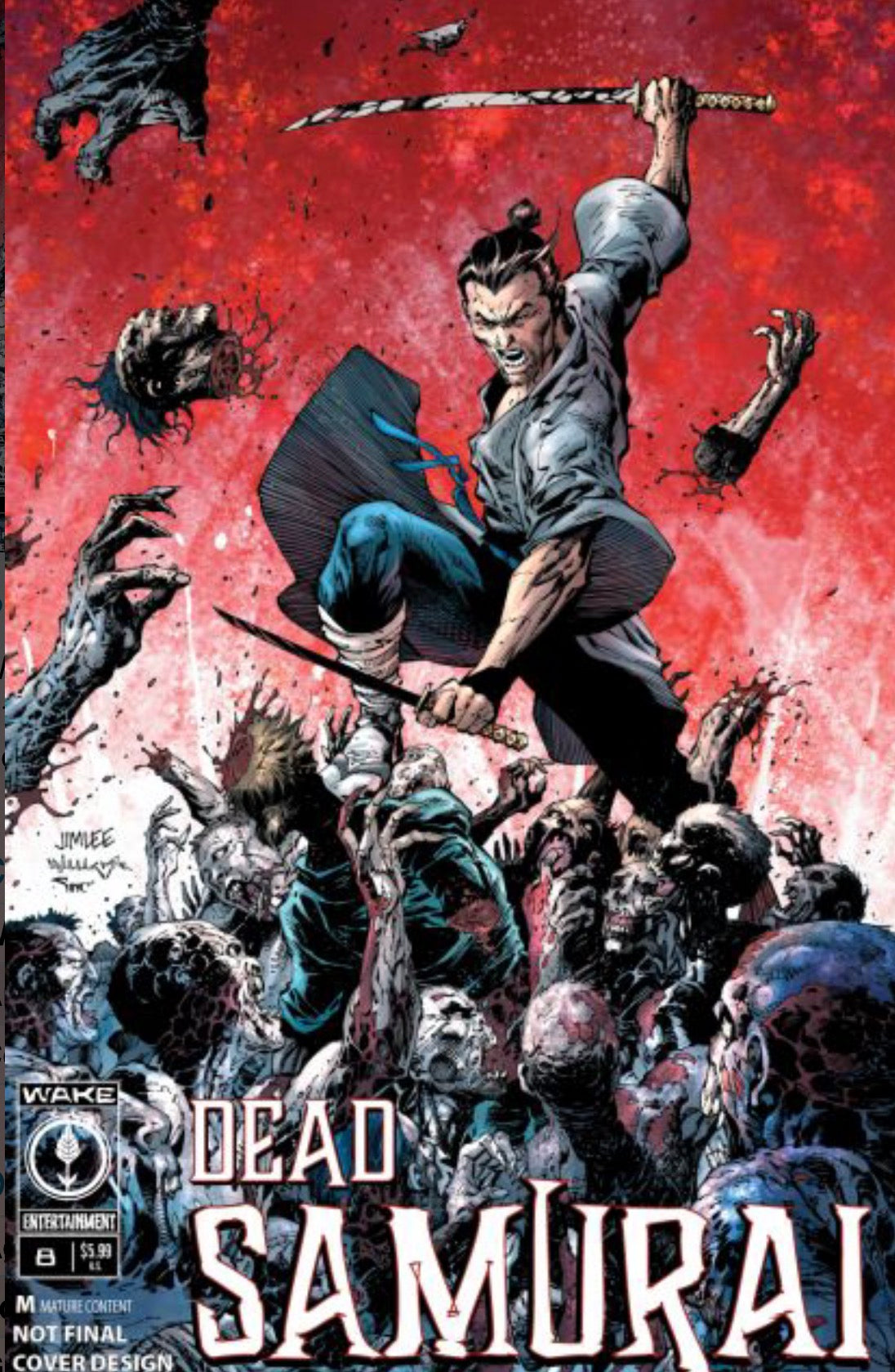 Dead Samurai #8 CVR B Jim Lee