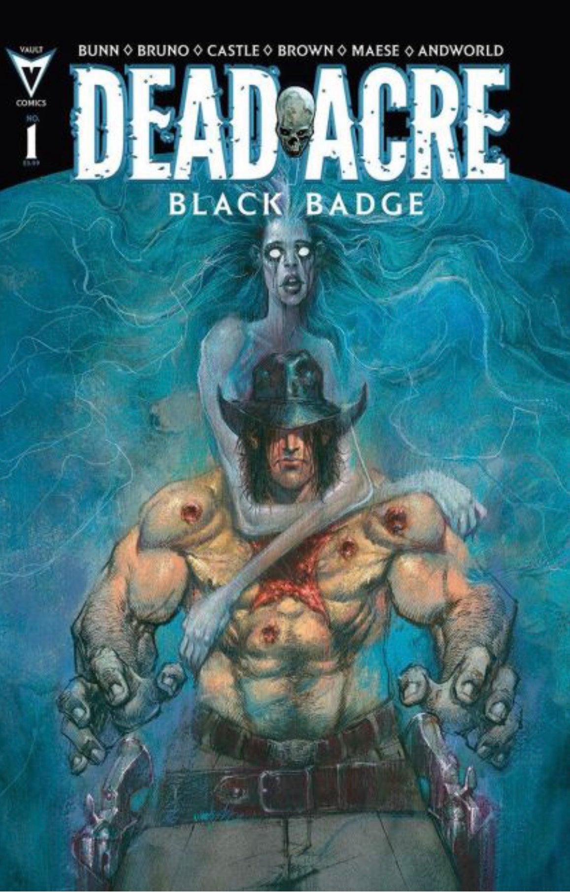 Dead Acre: Black Badge #1 CVR D Riley Brown Jonathan Wayshak 1:30
