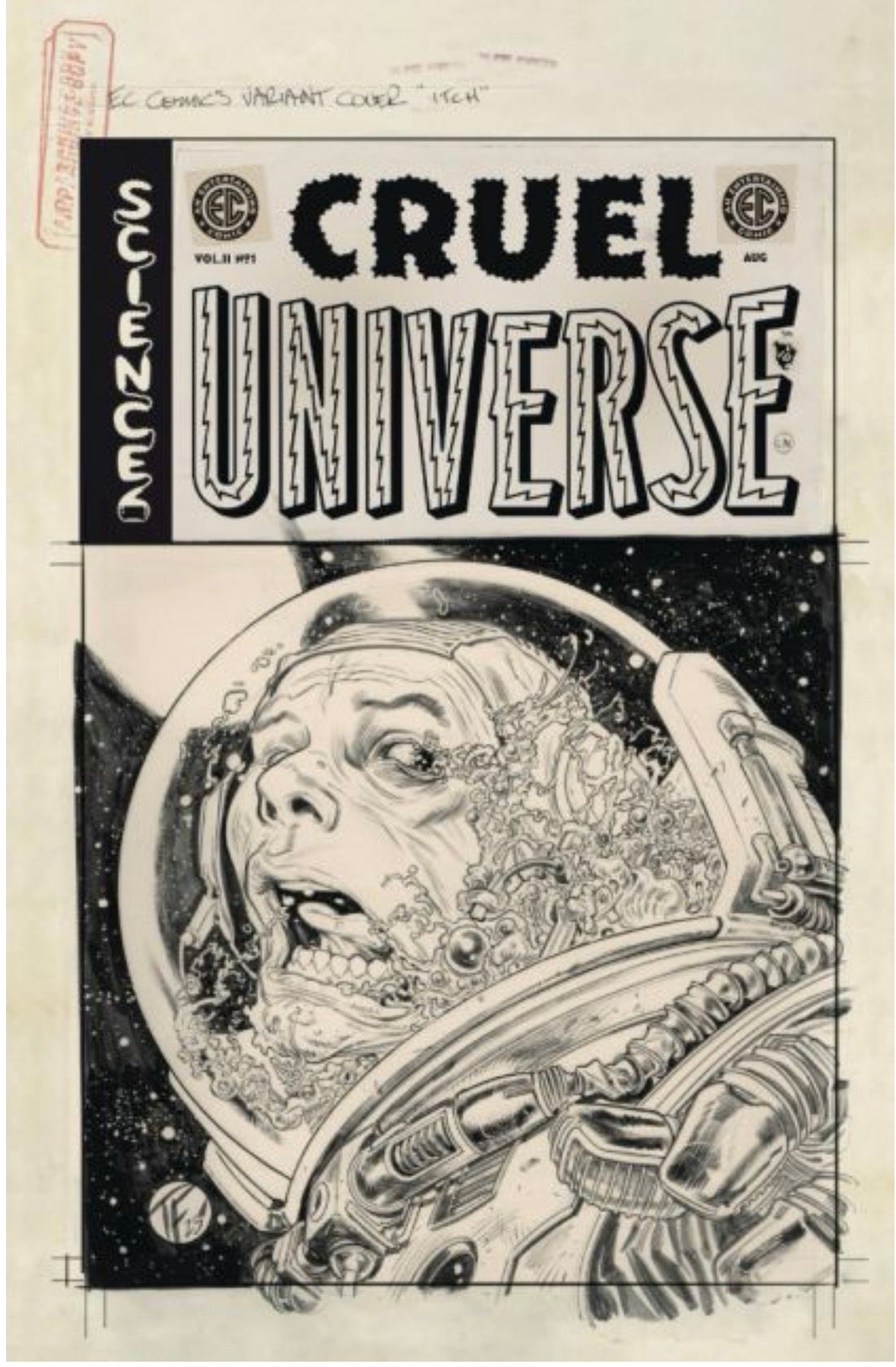 Cruel Universe, Vol. 2 #1 CVR F Tom Fowler B&W 1:20