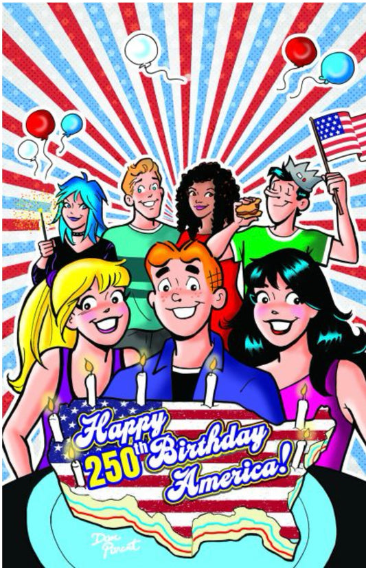 Archie Comics Celebrates America's 250th #1 CVR D Dan Parent Foil
