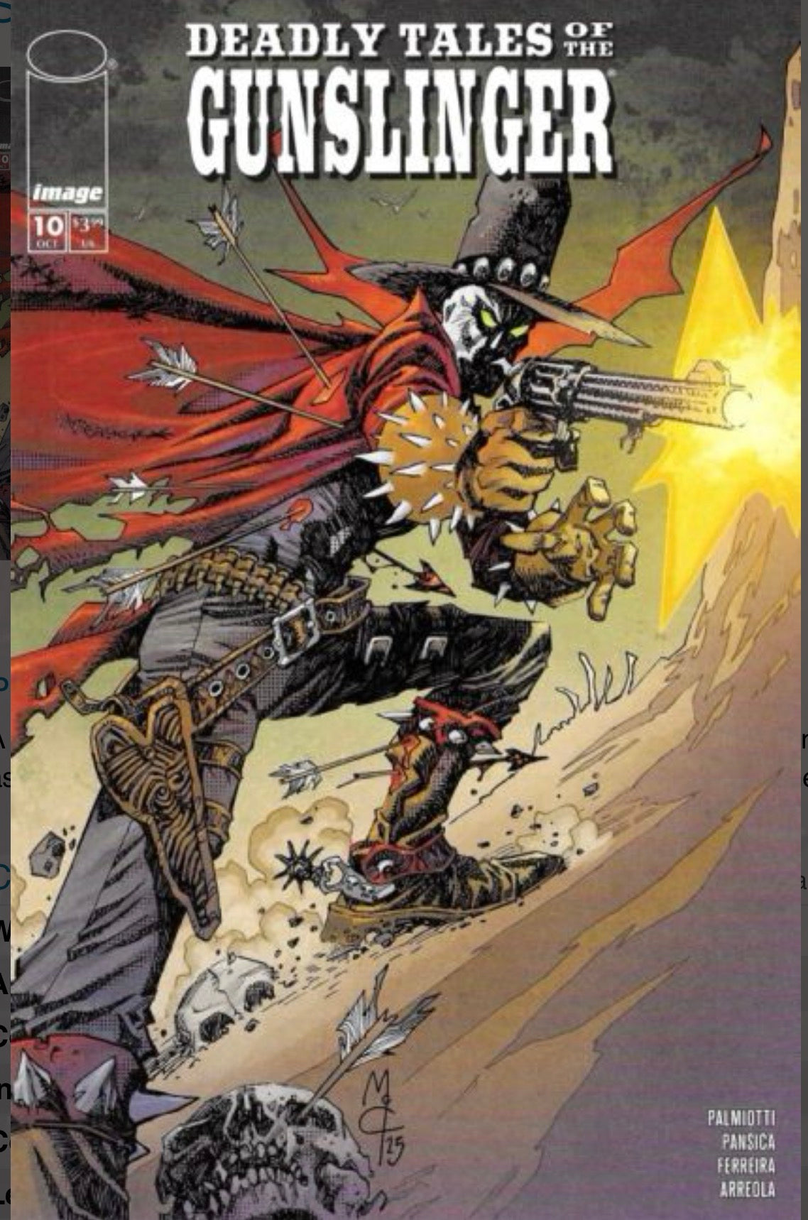 Deadly Tales of the Gunslinger Spawn #10 CVR D John McCrea & Mike Spicer John Mccrea Corrected