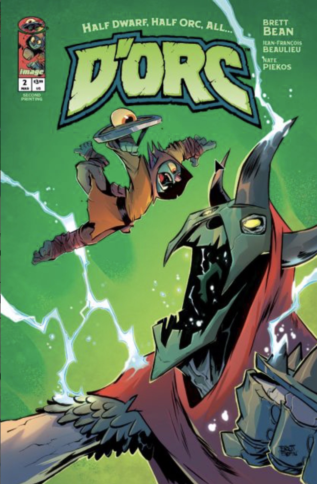 D'Orc #2 CVR D Brett Bean 2nd Printing Brett Bean
