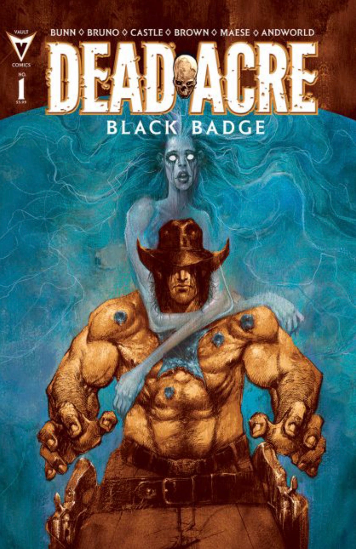 Dead Acre: Black Badge #1 CVR K Jonathan Wayshak 2nd Printing 1:20