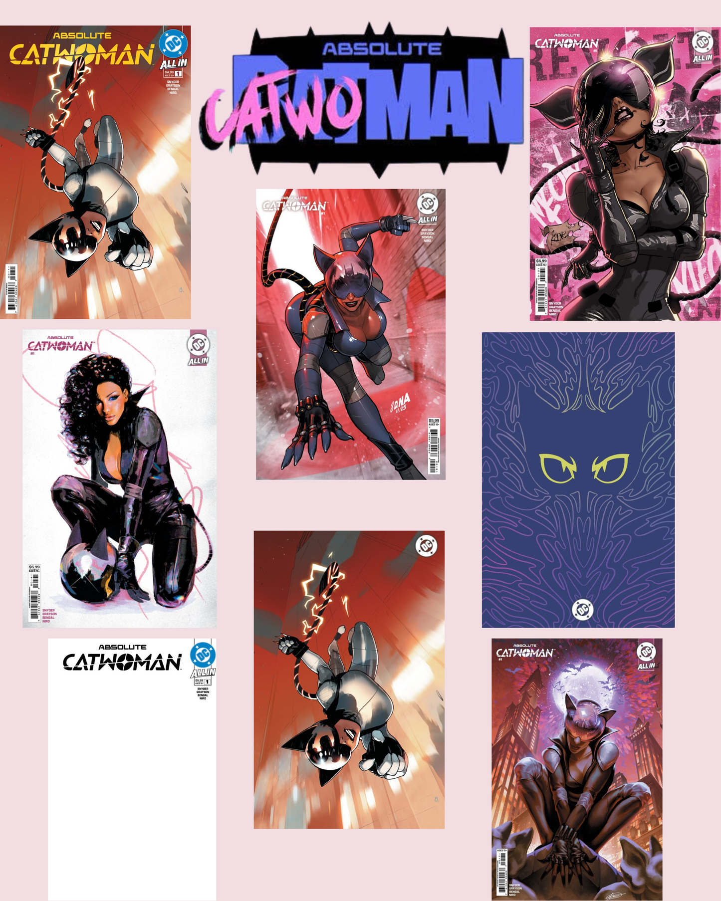 Absolute Catwoman #1 (8 Book Set includes 1:25)
