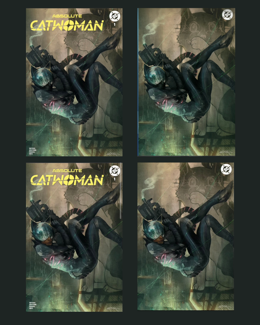 Absolute Catwoman #1 Dan Quintana Four cover set