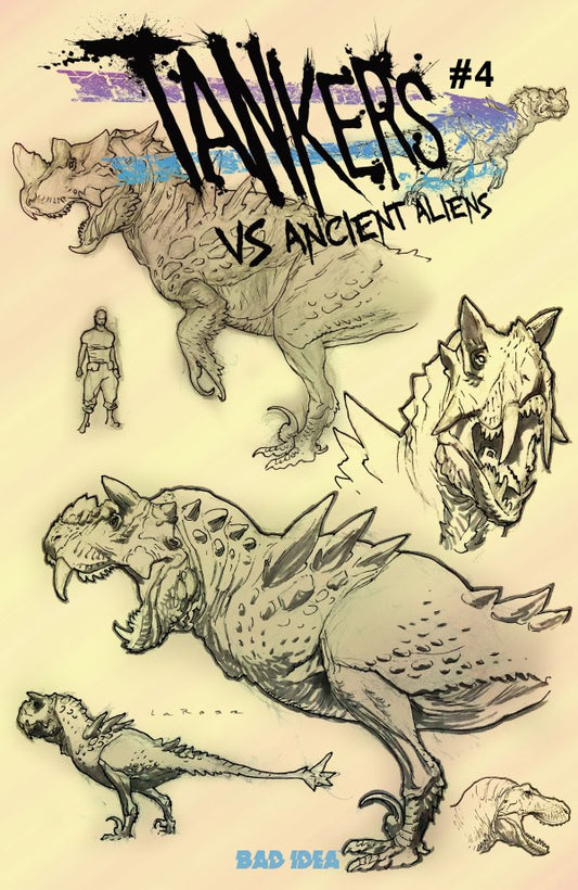 TANKERS VS ANCIENT ALIENS #4 (OF 5) CVR D INC 1:20 LEWIS LAROSA DESIGN