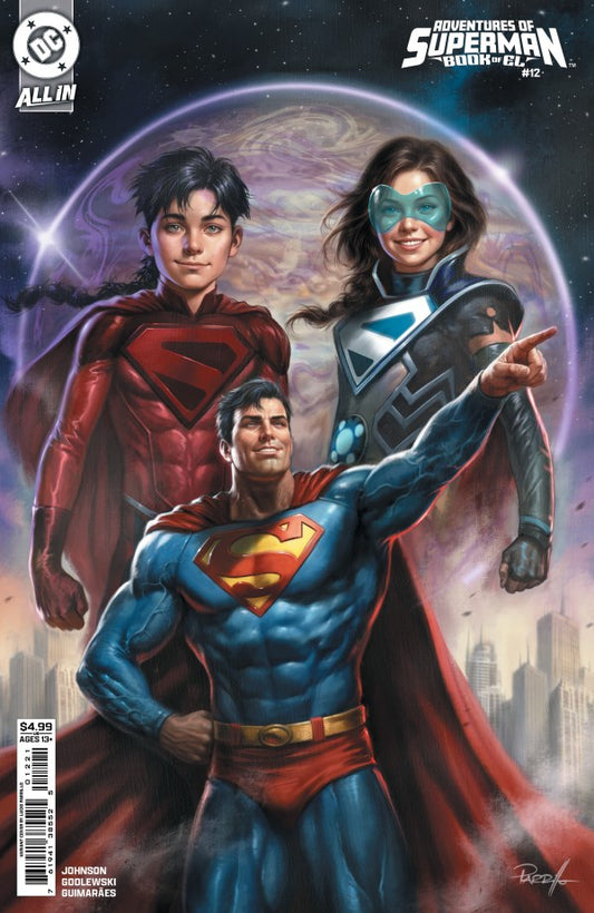 ADVENTURES OF SUPERMAN BOOK OF EL #12 (OF 12) CVR B LUCIO PARRILLO CARD STOCK