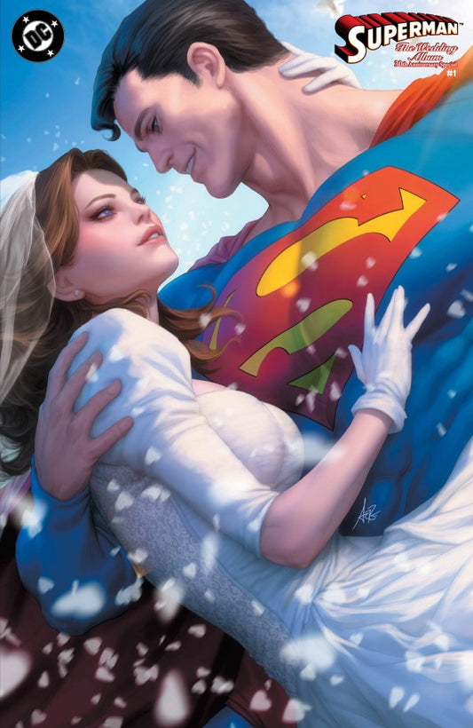 SUPERMAN THE WEDDING ALBUM 30TH ANNIVERSARY SPECIAL #1 (ONE SHOT) CVR B STANLEY ARTGERM LAU CARD STOCK