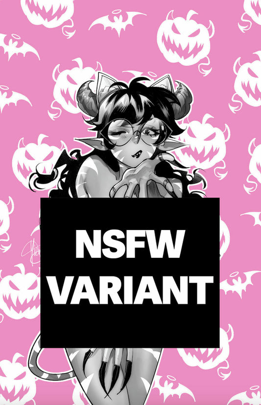 MIRKA ANDOLFOS SWEET PAPRIKA BLACK WHITE & PINK HALLOWEEN SPECIAL #1 (OF 2) CVR F MIRKA ANDOLFO HOT NSFW POLYBAGGED