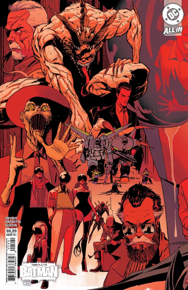 ABSOLUTE BATMAN #25 NICK DRAGOTTA 3-BOOK CONNECTING COVER SET PRE SALE 10/28