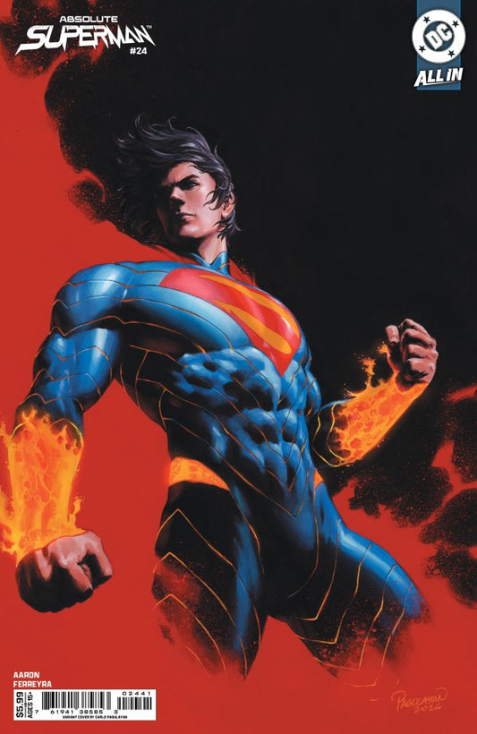 ABSOLUTE SUPERMAN #24 CVR D CARLO PAGULAYAN CARD STOCK