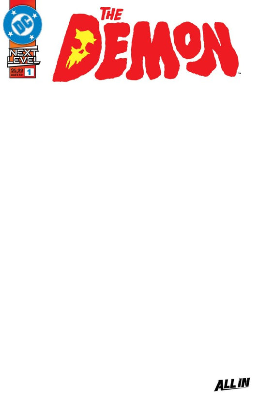 DEMON #1 CVR F BLANK CARD STOCK