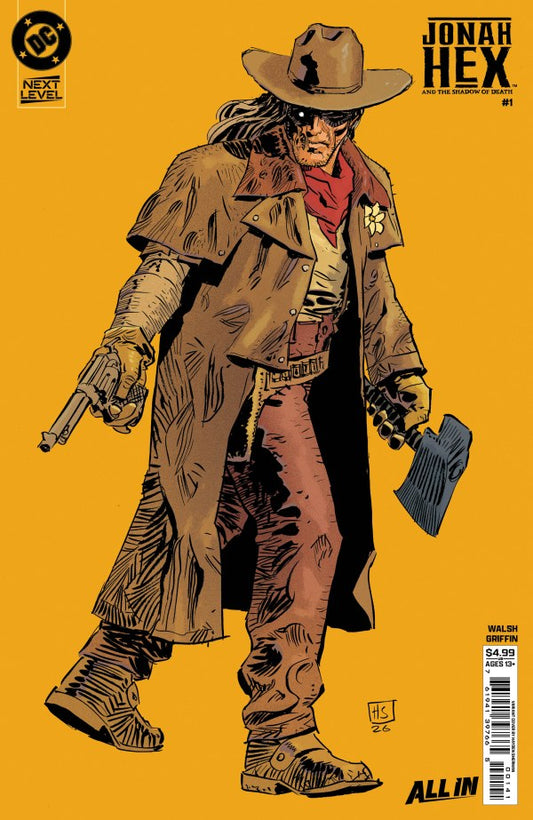 JONAH HEX AND THE SHADOW OF DEATH #1 (OF 6) CVR D HAYDEN SHERMAN NEXT LEVEL CARD STOCK