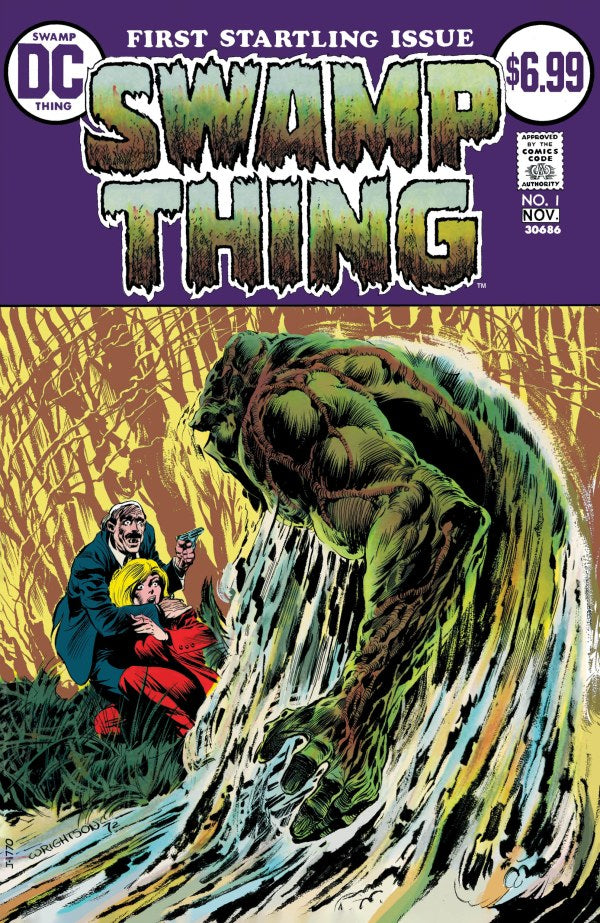 SWAMP THING #1 FACSIMILE EDITION CVR C BERNIE WRIGHTSON FOIL