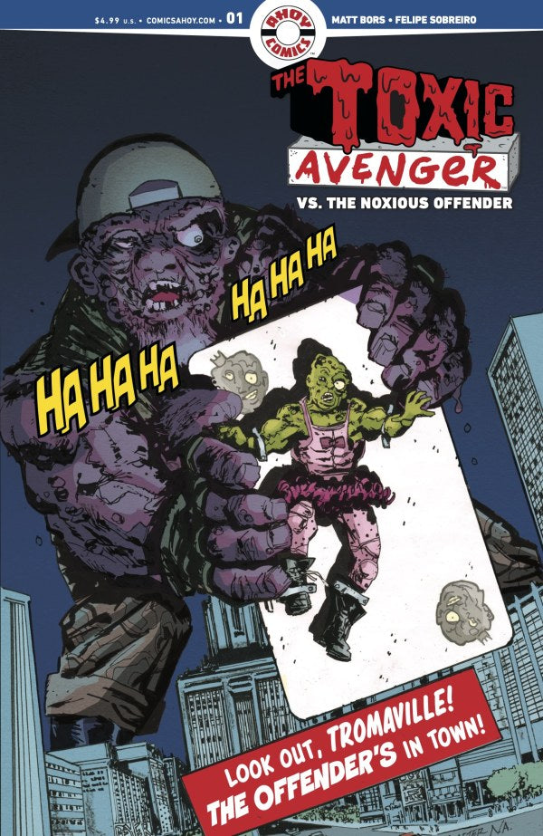 TOXIC AVENGER VS THE NOXIOUS OFFENDER #1 (OF 5) CVR B 3 COPY GREG SCOTT CLASSIC COVERS HOMAGE UNLOCK