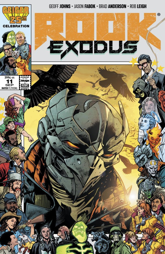 ROOK EXODUS #11 CVR D BRYAN HITCH & BRAD ANDERSON GEIGER #25 ANNIVERSARY VAR